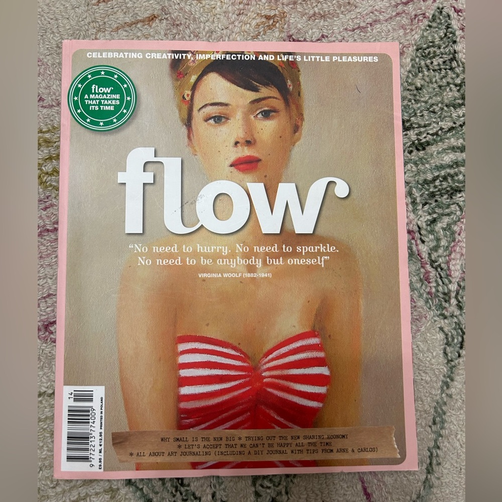 FLOW Magazine Issue 14- new with all inserts- RARE